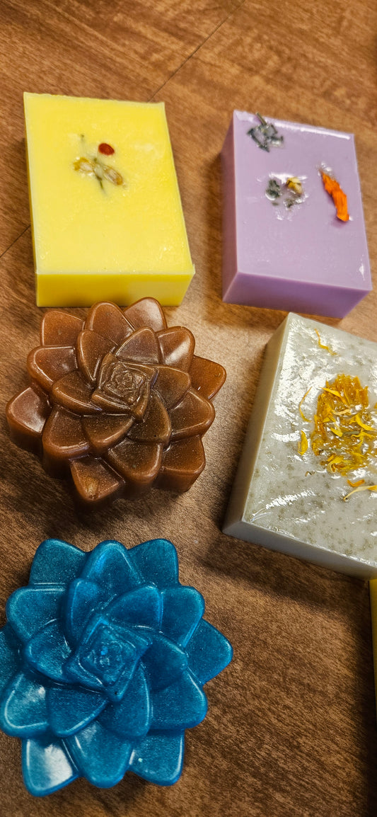 B. 5 All Natural Handmade Soaps