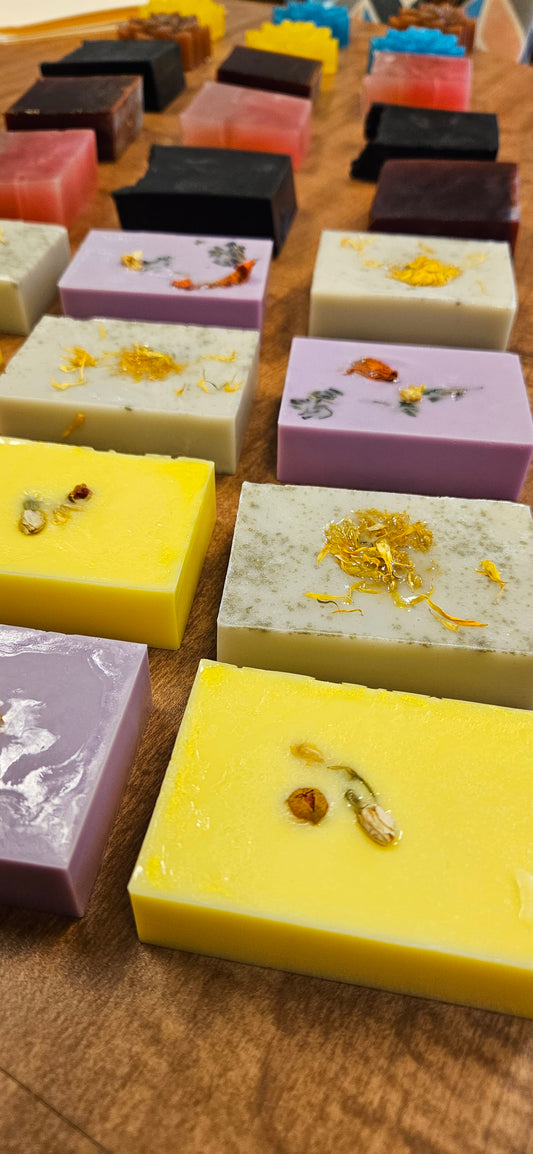 Combo A:  10 All Natural Handmade Soaps